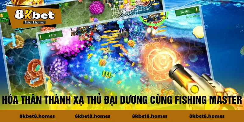 Hóa thân thành xạ thủ đại dương cùng Fishing Master